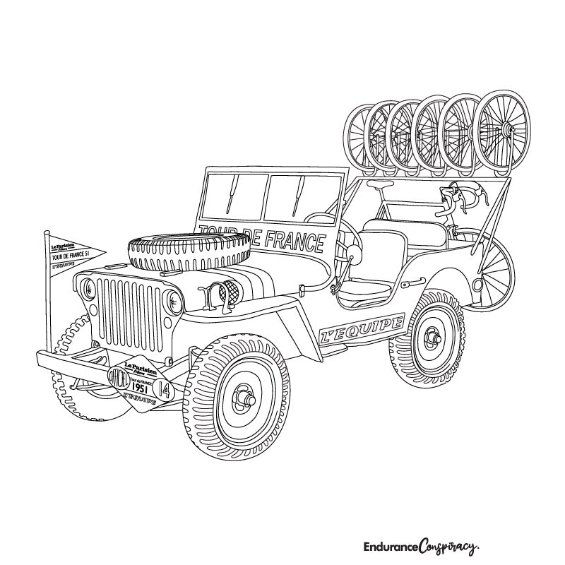 army jeep coloring pages