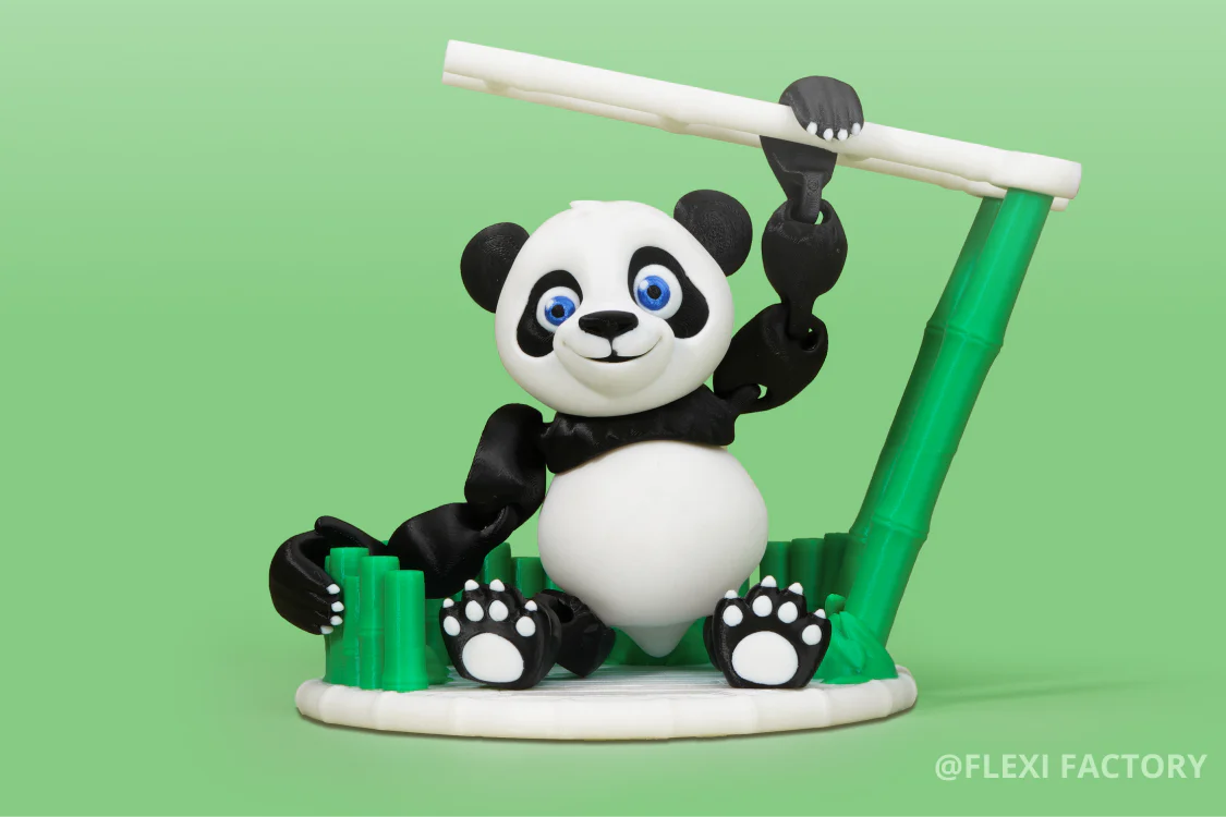 3d printed Panda with Bambu