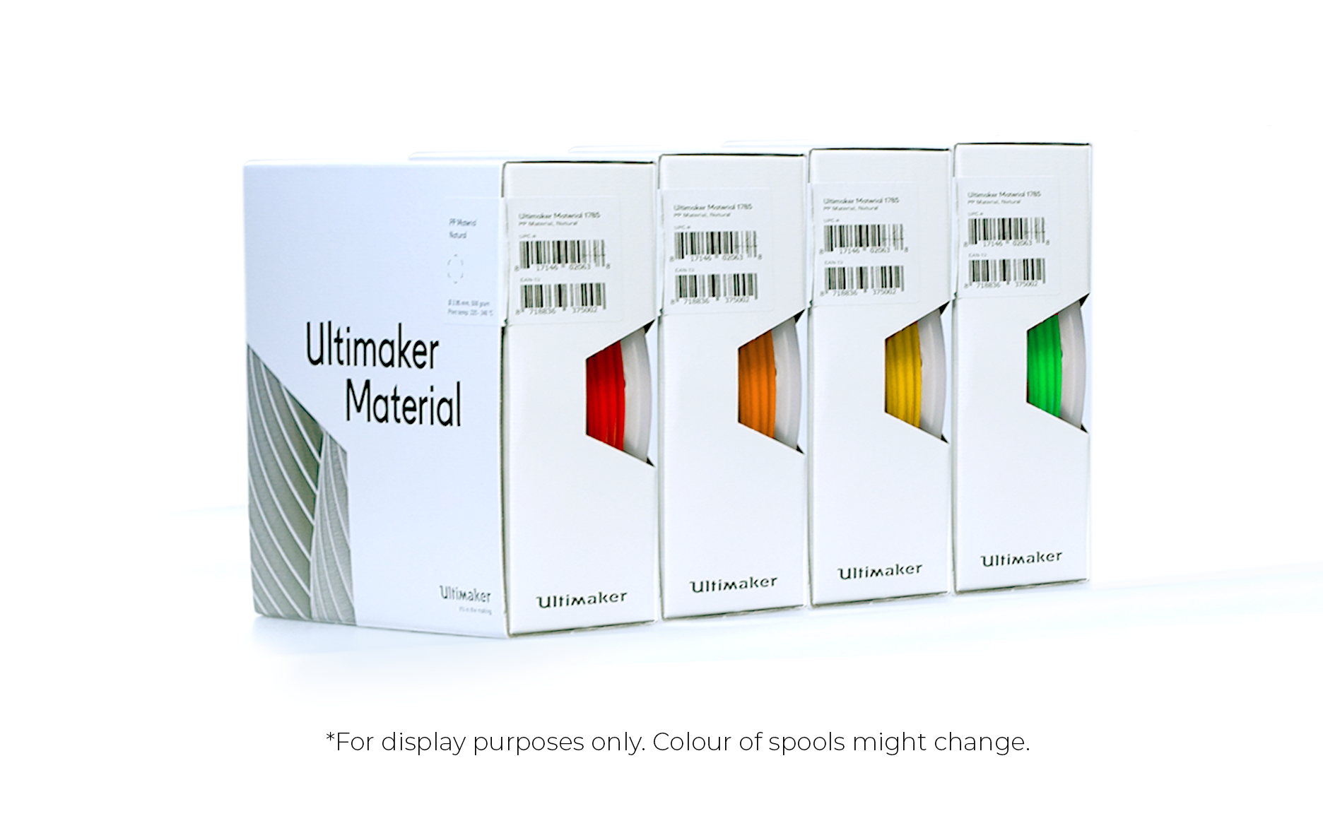  UltiMaker Material Bundle for the 2+ Connect (4 Filaments) 