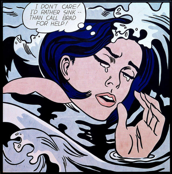 Roy Lichtenstein's 'Drowning Girl'