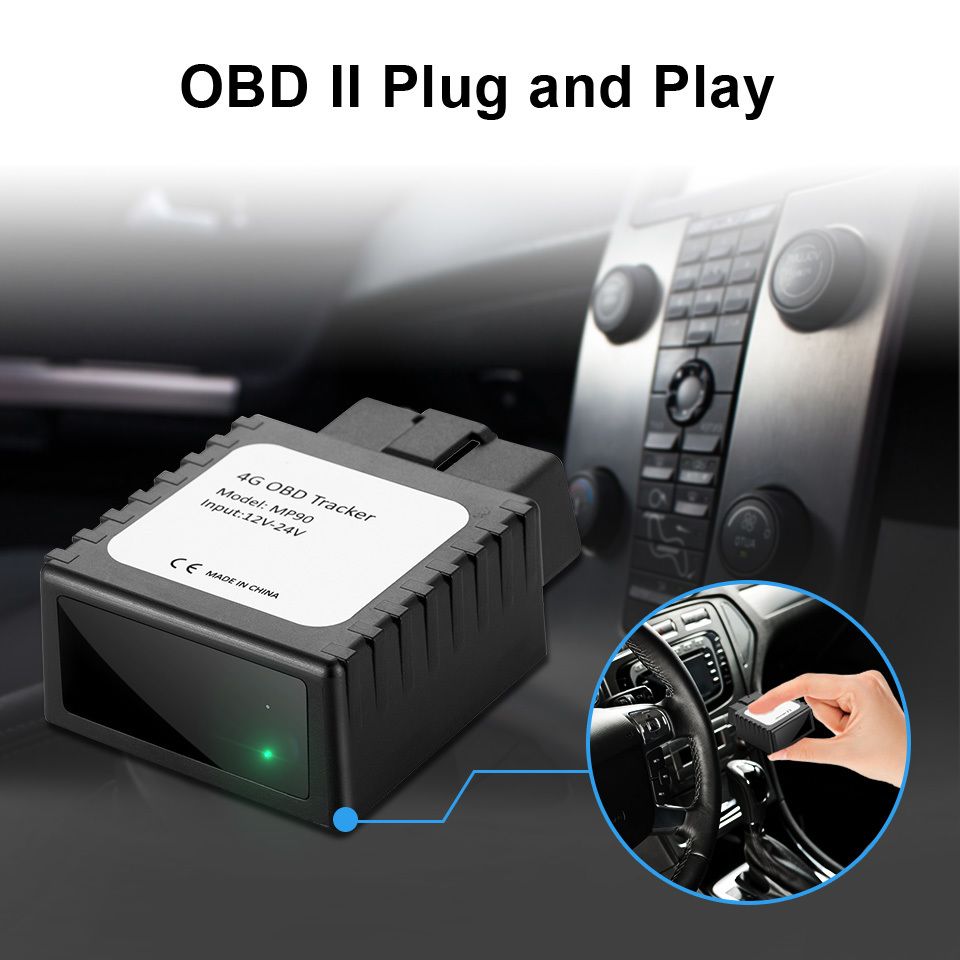 MP90 vehicle Tracker - OBD II Plug and Play