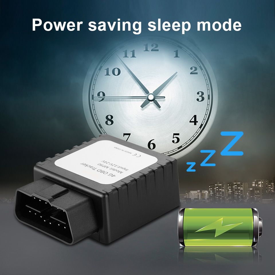 MP90 vehicle tracker - Power saving sleep mode