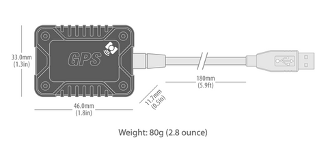 Columbus V-800 Mark III Dimension and Weight