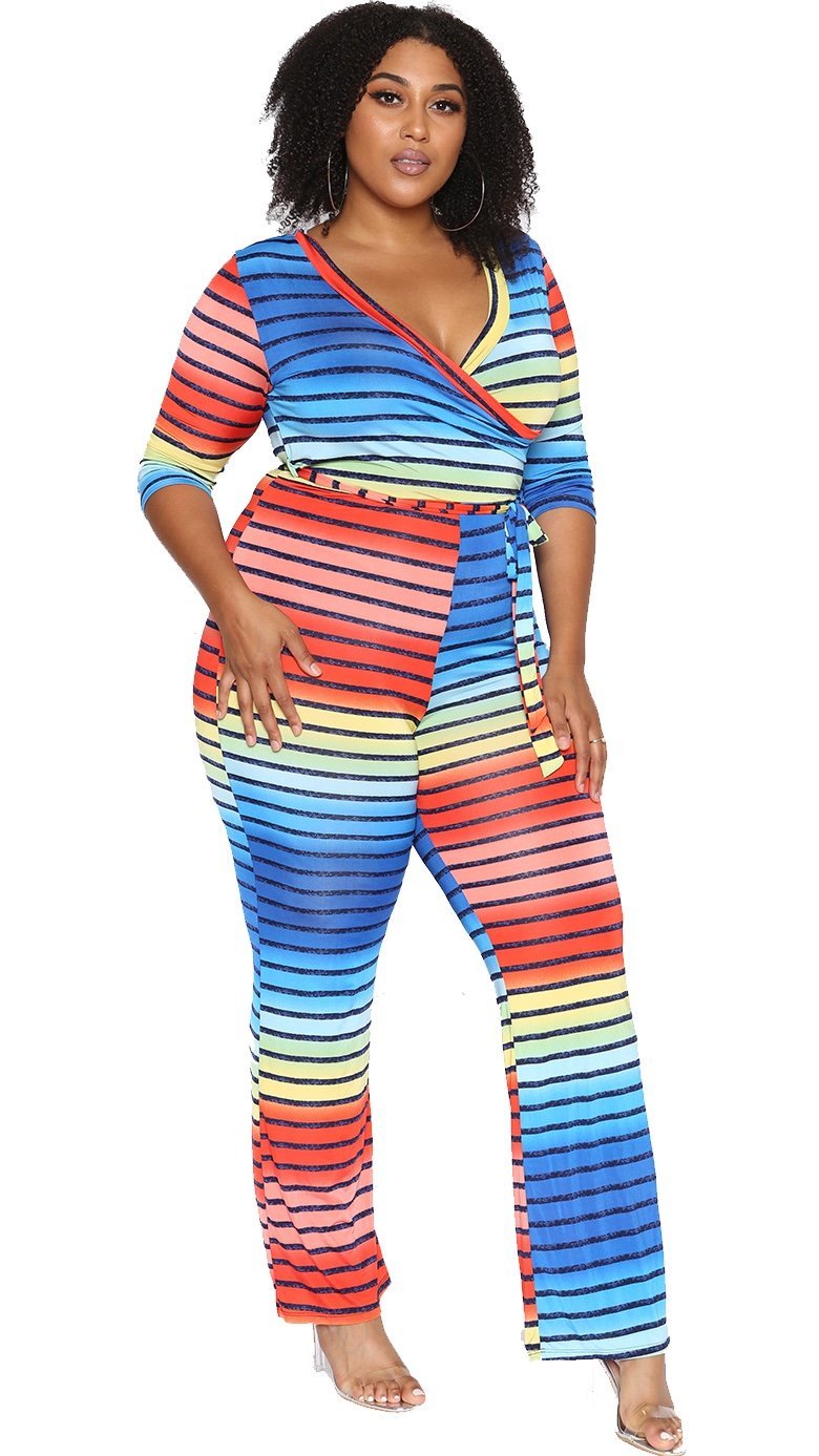 rainbow jumper plus size