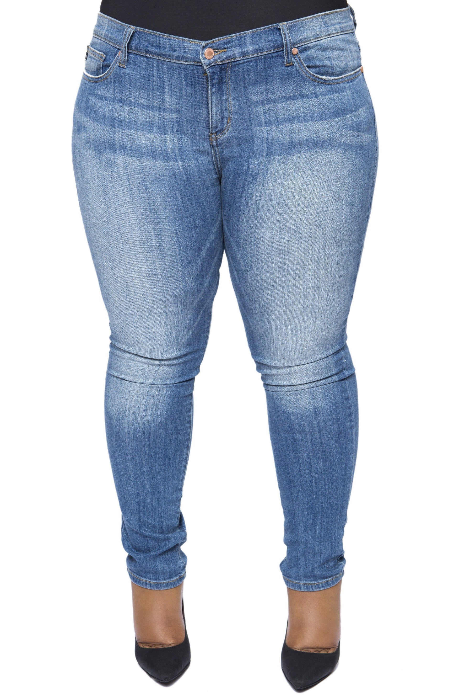 Plus Size Jeans (Medium Blue) 1x 2x 3x – Boughie Curves