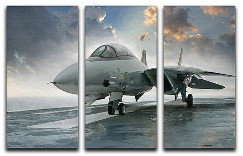 16008083 Jet fighter on the deck photo Wallpaper wall mural