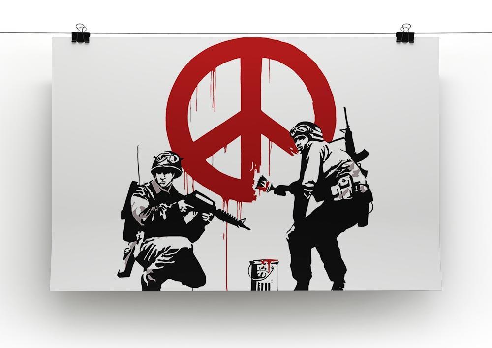 がペイント Banksy CND SOLDIERS SCREEN PRINT WCP 限定品 された