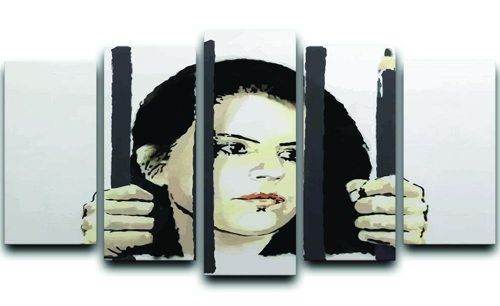 Banksy Zehra Dogan New York 5 Split Panel Canvas | Canvas Art Rocks ...