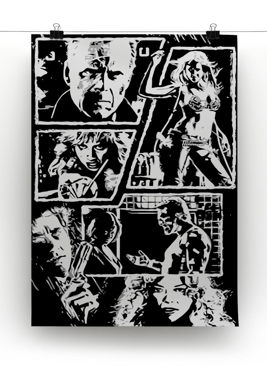 Sin City Comic Strip Canvas Print Poster Canvas Art Rocks