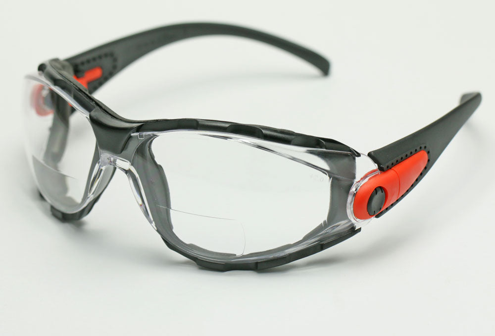 Elvex Go Specs Bifocal Safety Reading Glasses Goggles Clear 1 5 2 0 2
