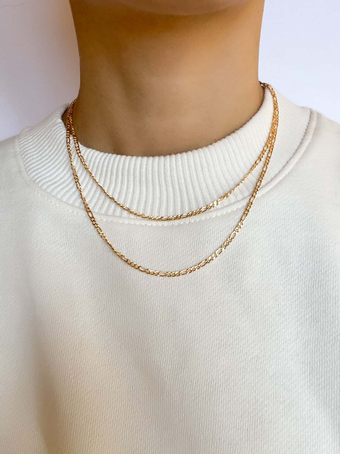 14 karat gold box chain