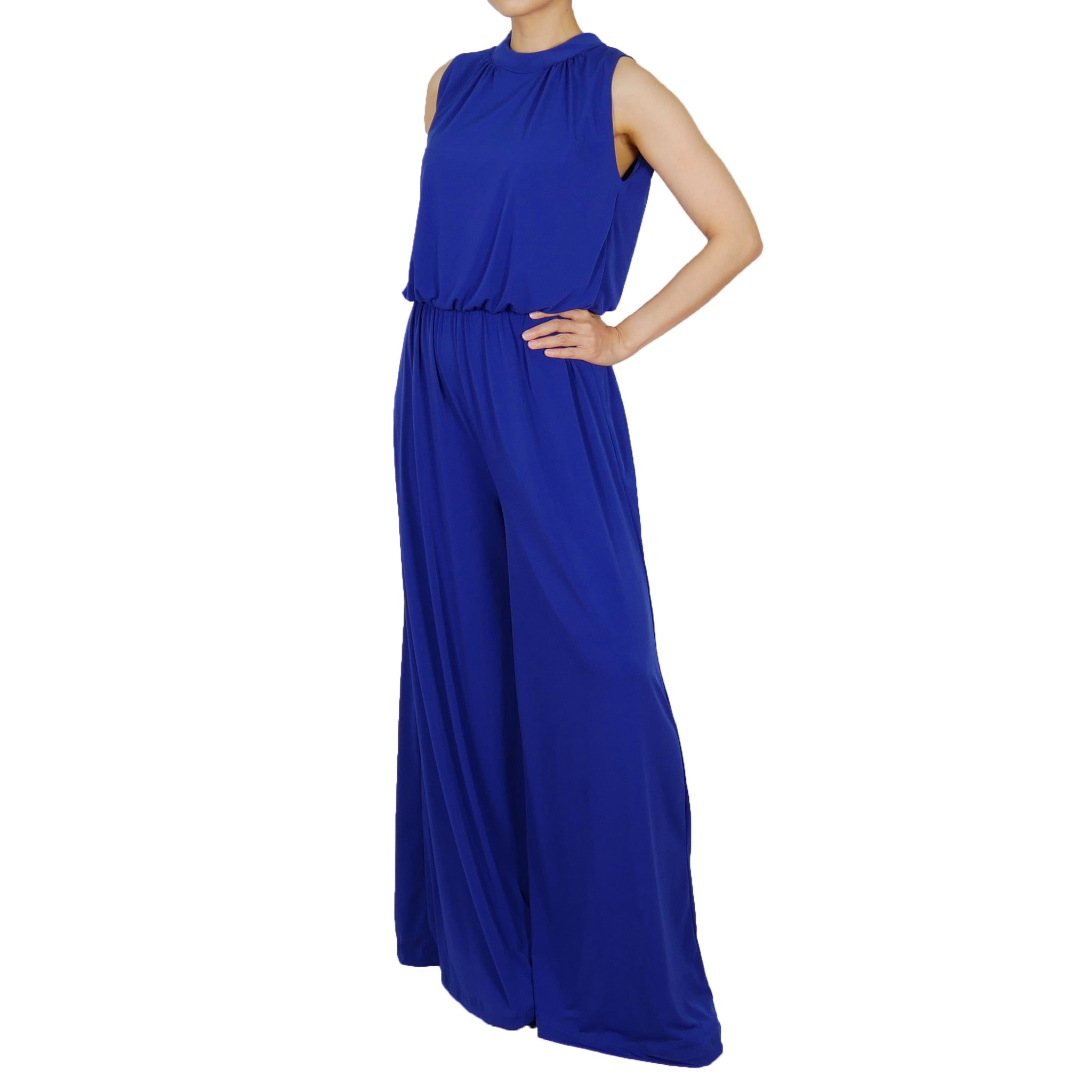 blue colour jumpsuit