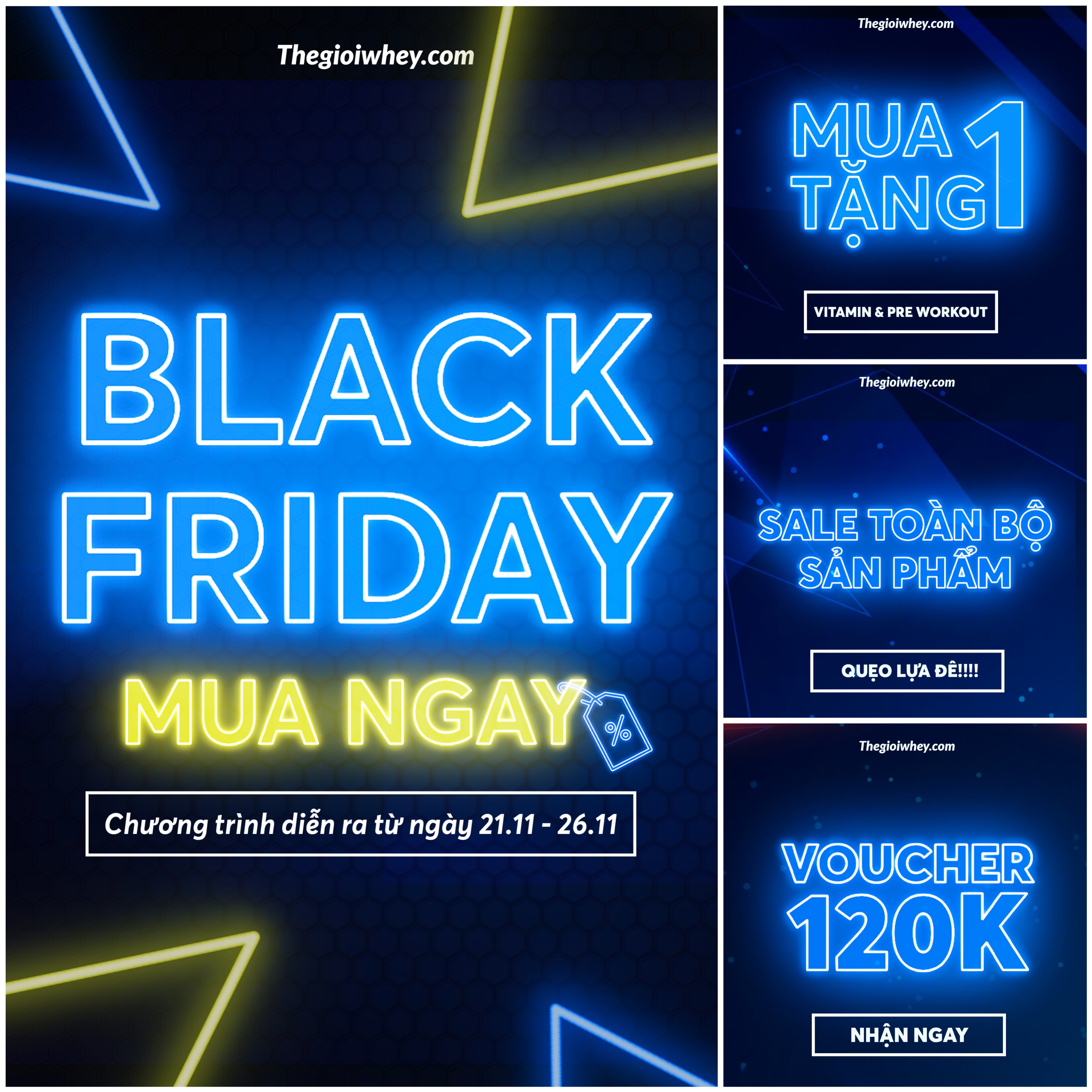 Black Friday - Sale Sập Sàn - Thegioiwhey