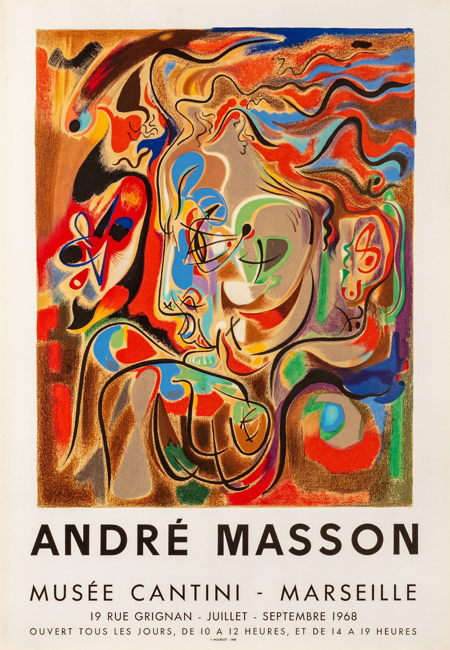 Galerie Louise Leiris 1968 by André Masson – Mourlot Editions