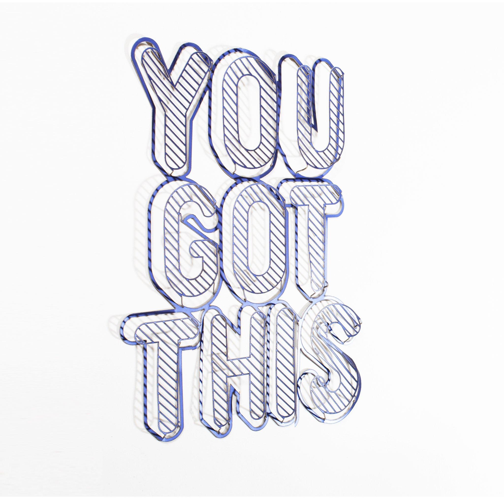 YOU GOT THIS Inspirational Phrase to hang on the wall | Wall Decor