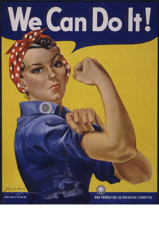 we can do it usa war poster for women