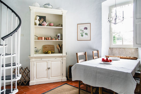 A small Parisian inspired kitchen.