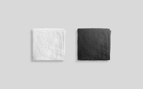 Two folded towels.