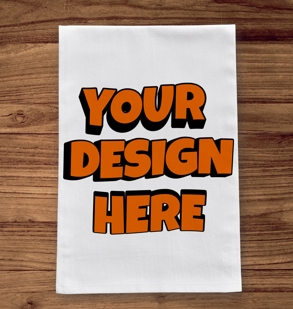 Custom Tea Towels, DTG Custom Printed Flour Sack Towels Wholesale, Printed  Kitchen Towels