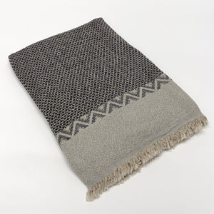 Dylan Linen and Cotton Turkish Throw Blanket – The Loomia