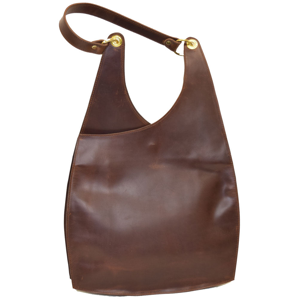 Sand Leather Shopper Shoulder Bag 5060 Alma Sand Leather Bag