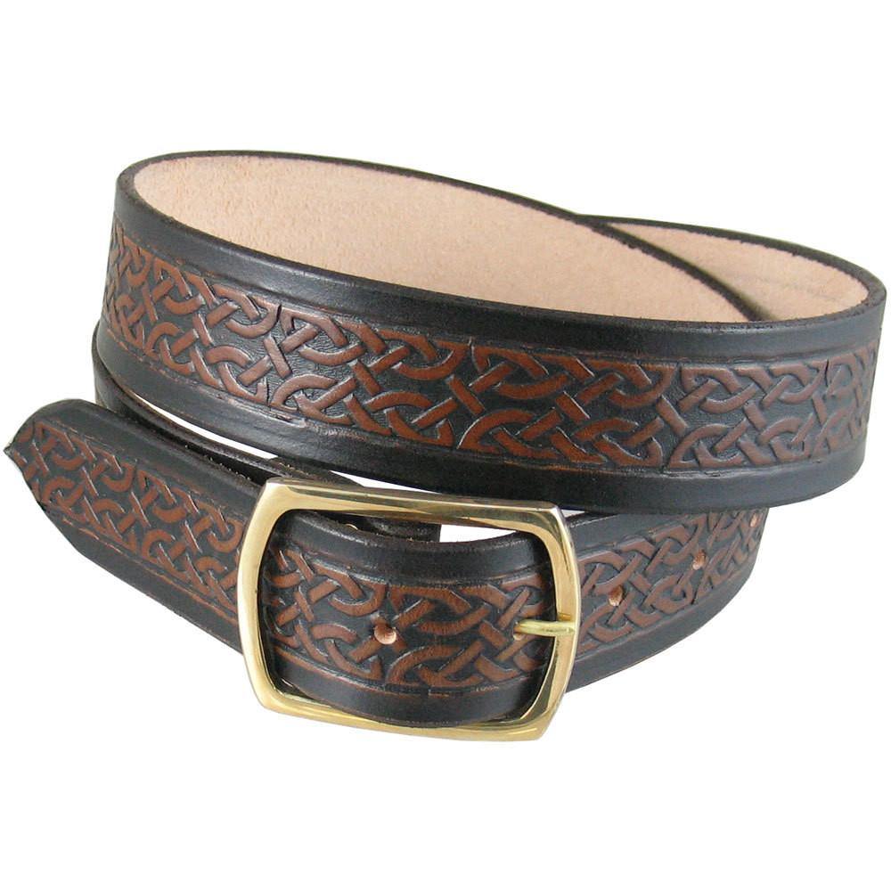 Mendota Celtic Belt Size 46+ - Artisan Leather by Sole Survivor