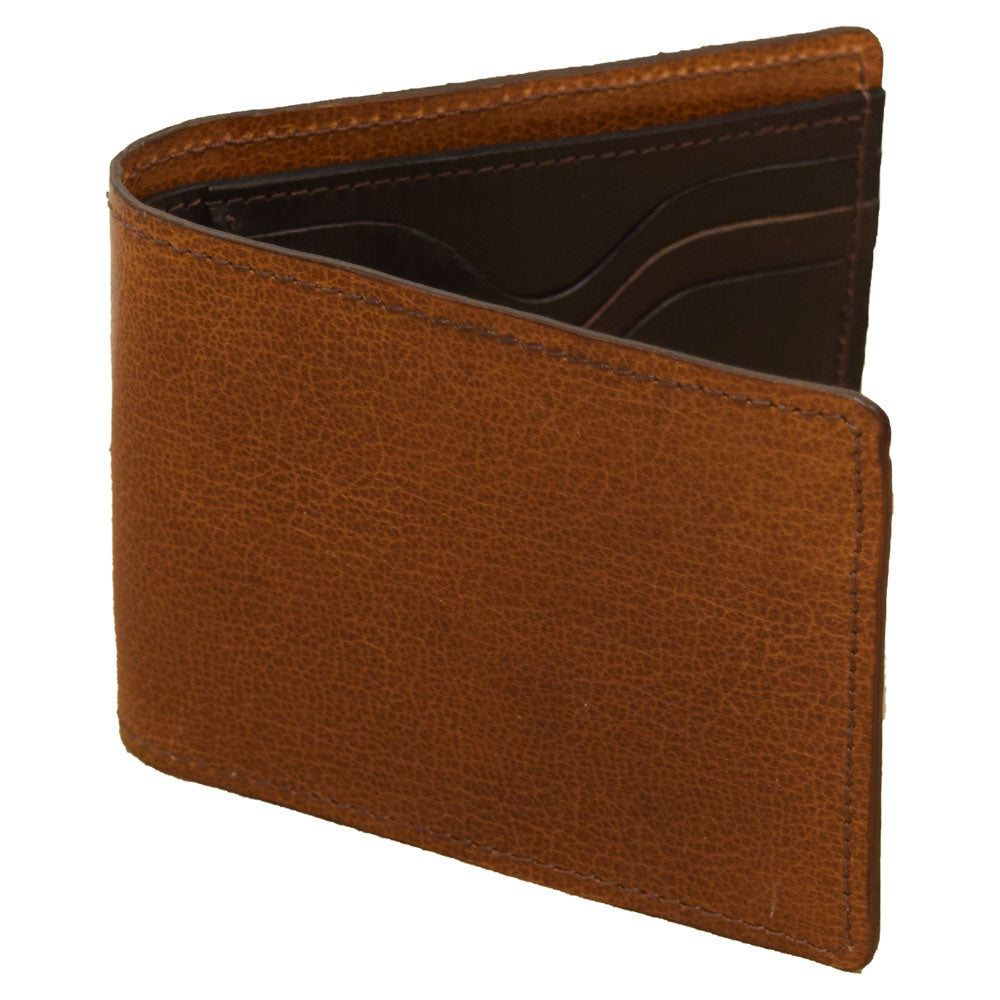 6 Pocket Bi-Fold - Cognac