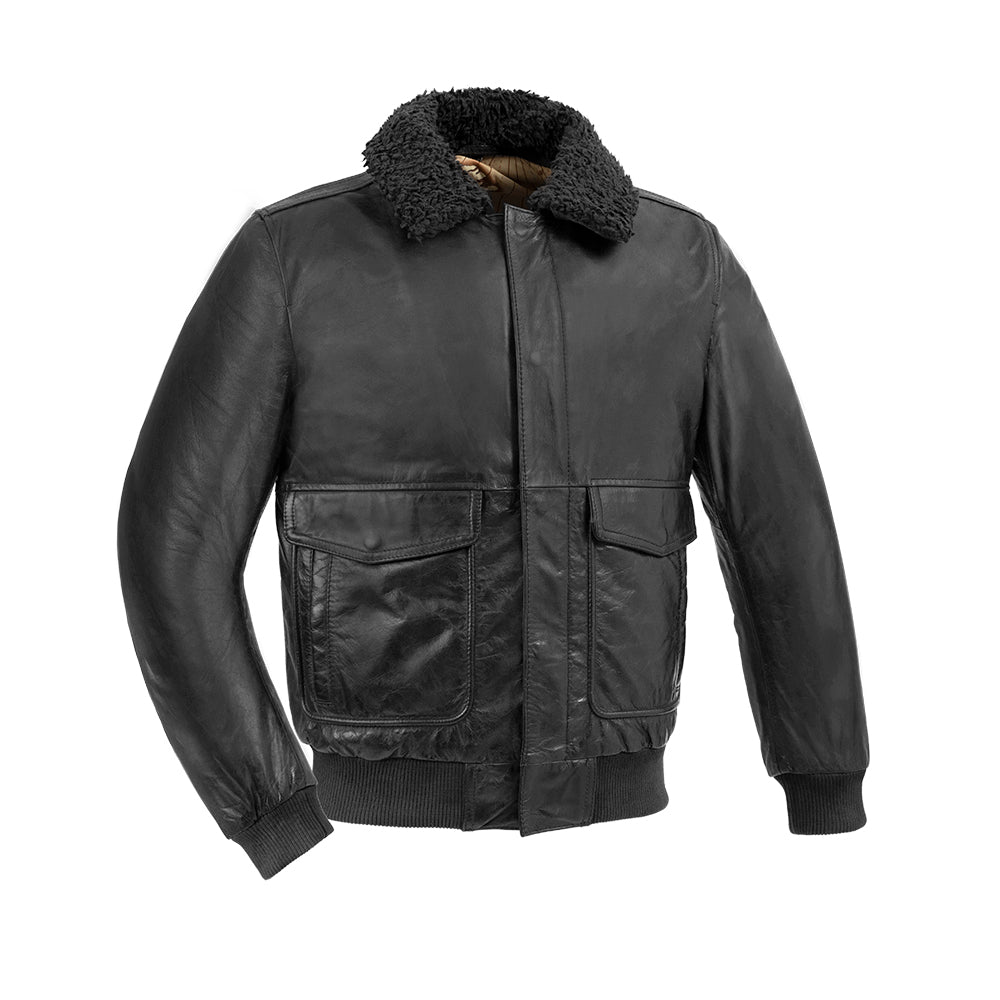 Men's Bomber Jacket - Artisan Leather by Sole Survivor