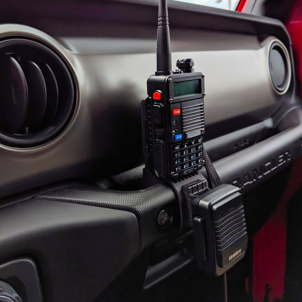Introducir 51+ imagen ham radio mount jeep wrangler