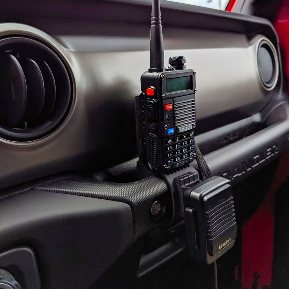 Jeep CB, HAM Mic, Radio Holder Mounts and Accessories.