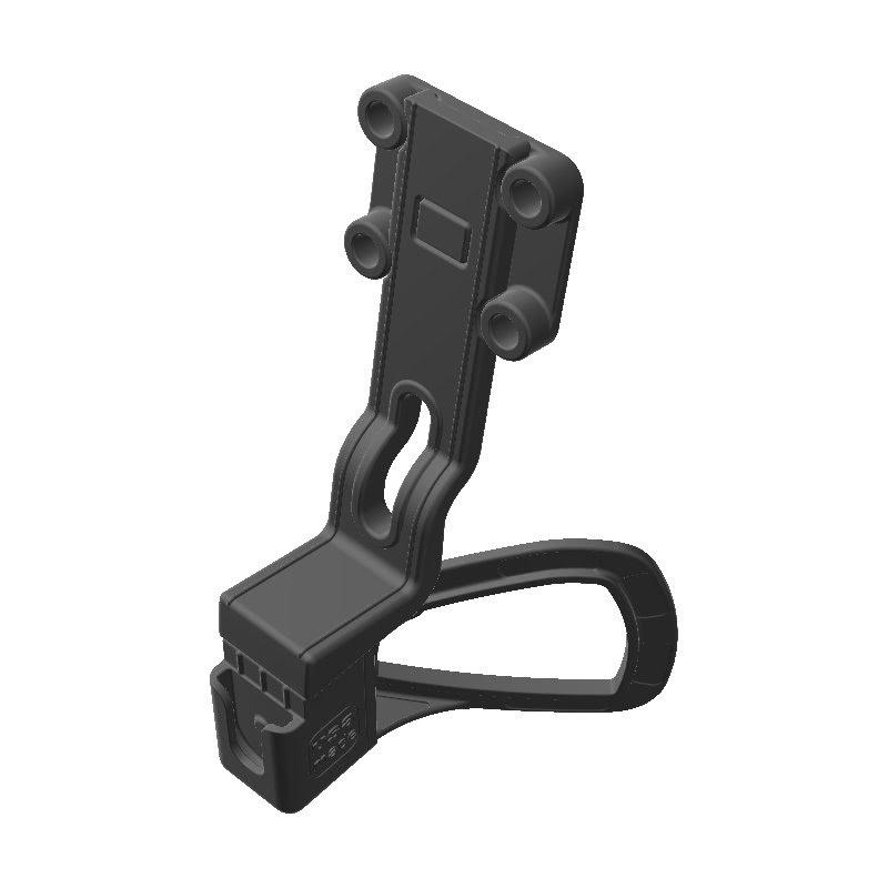 Midland MXT400 GMRS Mic + Garmin InReach Explorer SATCOM Holder for Jeep JK 11-18 Grab Bar