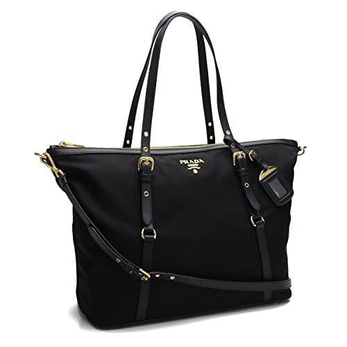 Prada Tessuto Saffian Shopping Tote 