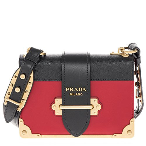 black and red prada