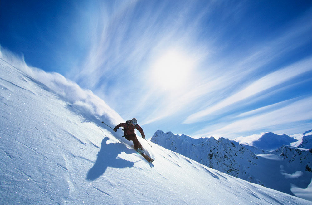 alpine downhill skiing