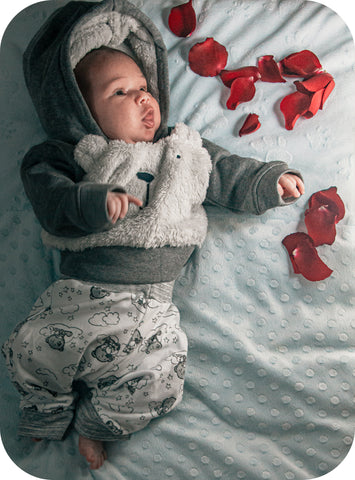 felpa con cappuccio per dormire per il bambino