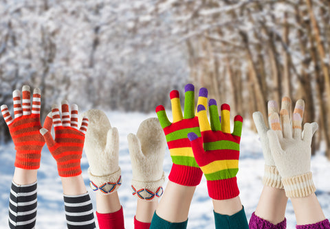 winter gloves for the kids