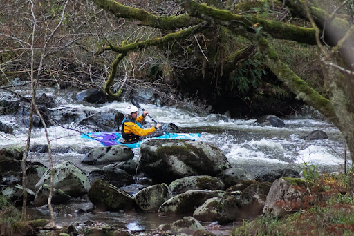 excursion d'hiver en kayak