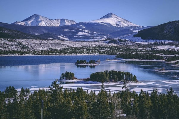 lake view at keystone, colorado