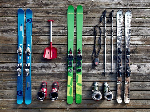equipo de esqui