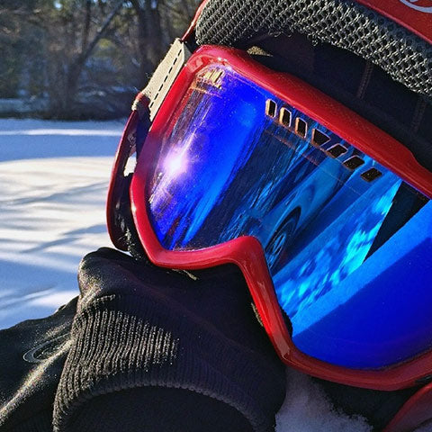 collection de lunettes de ski