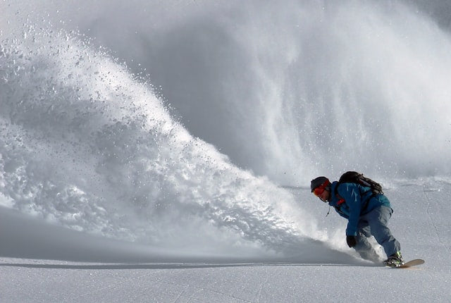 faire du snowboard avec des boots