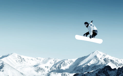 men snowboarding