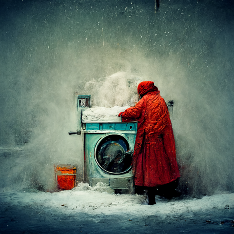 冬服の洗濯