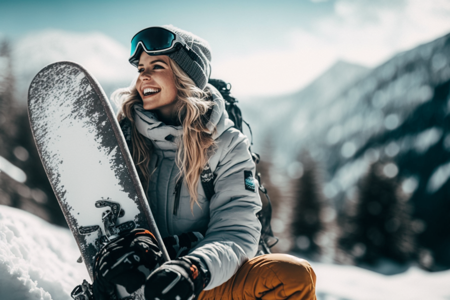 snowboarding for women