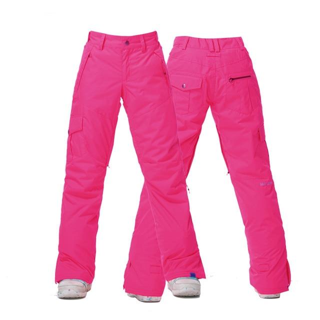 hot pink ski pants