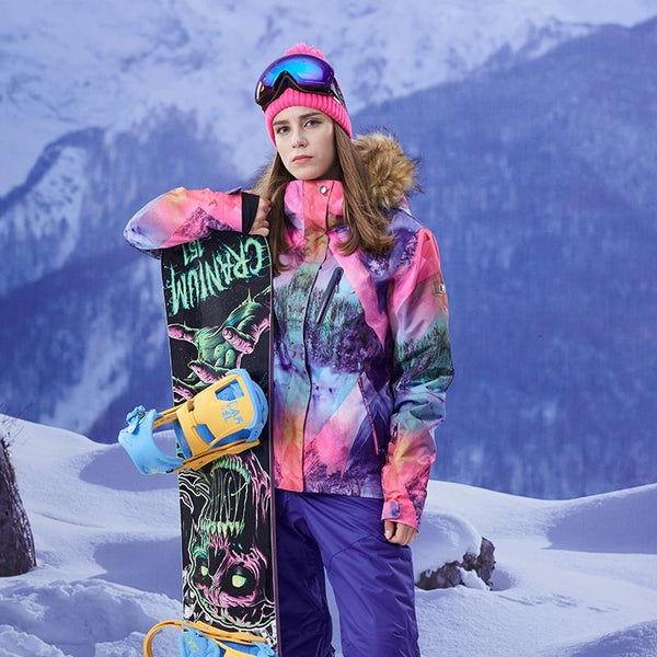 BUY GSOU SNOW Waterproof Ski Snowboard Jacket - Women's ON SALE NOW ...