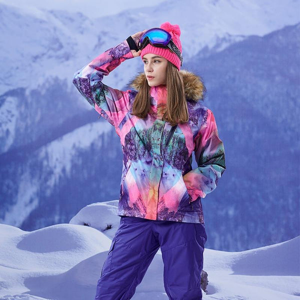 BUY GSOU SNOW Waterproof Ski Snowboard Jacket - Women's ON SALE NOW ...