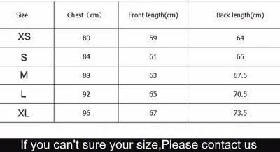 size chart ski gear