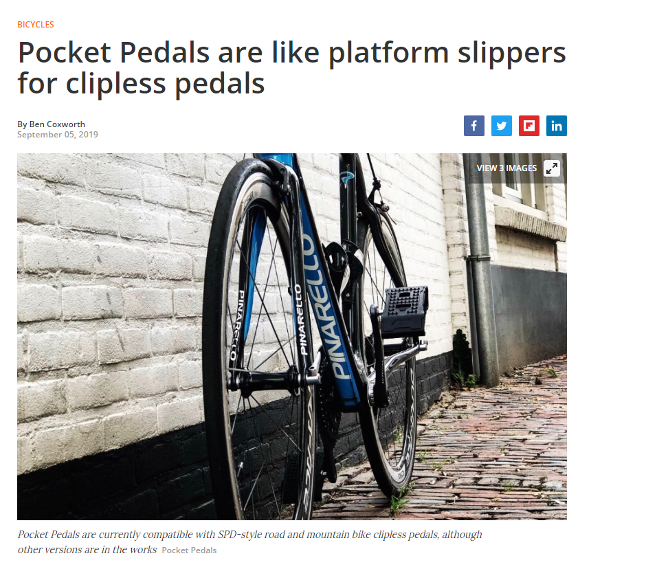 clipless pedals with platform