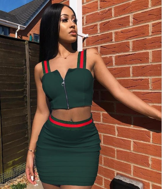 gucci inspired 2 piece set